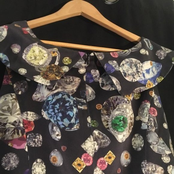 Simon Chang Diamonds Vintage Dress (silk) - Picture 4 of 6